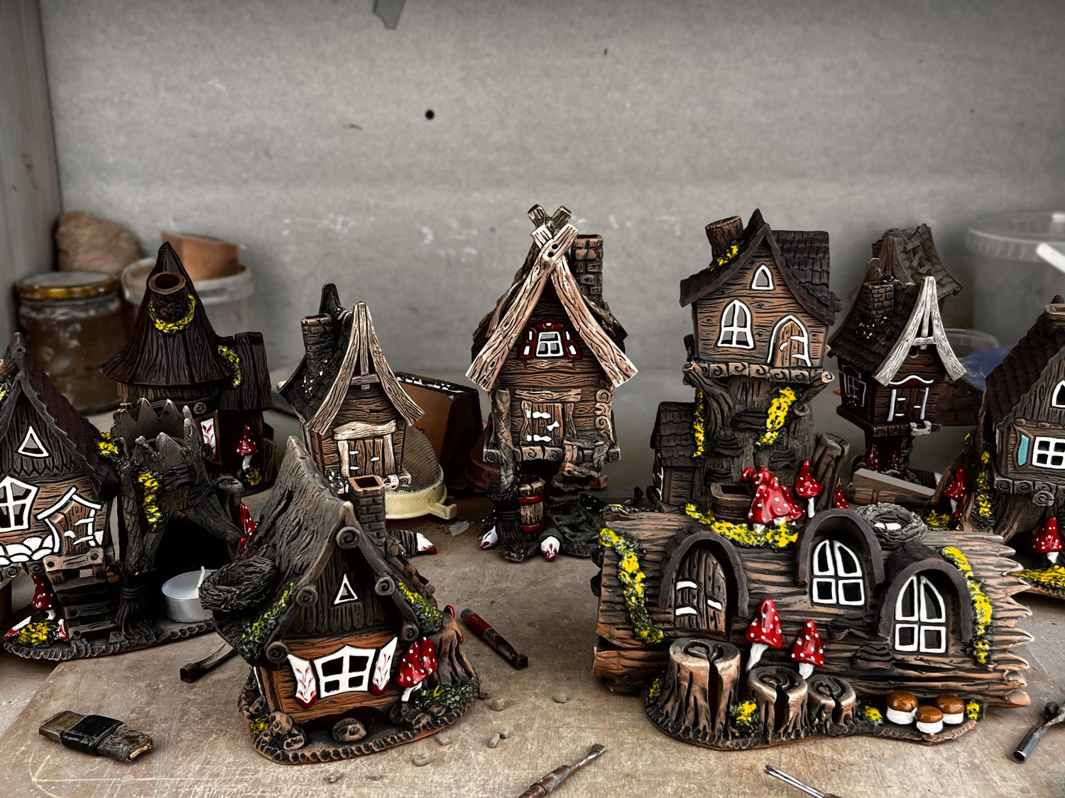 Fairytale Woodland Ceramic Houses